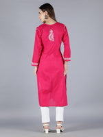 Load image into Gallery viewer, Seva Chikan Hand Embroidered Cotton Chikankari kurta
