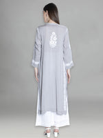 Load image into Gallery viewer, Seva Chikan Hand Embroidered Modal Cotton Lucknowi Chikankari Kurta
