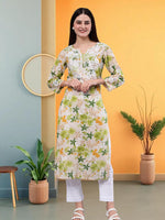 Load image into Gallery viewer, Seva Chikan Hand Embroidered Mal Mal Lucknowi Chikankari Kurta