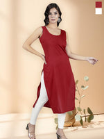 Load image into Gallery viewer, Seva Chikan Long Slips Combo of White (Pack of 2)