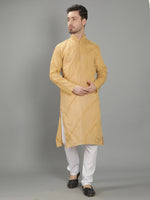 Load image into Gallery viewer, Seva Chikan Hand Embroidered Cotton Lucknowi Chikan Mens Stitched Kurta
