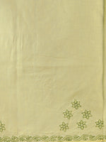 Load image into Gallery viewer, Seva Chikan Hand Embroidered Yellow Cotton Lucknowi Saree-SCL6007