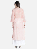 Load image into Gallery viewer, Seva Chikan Hand Embroidered Cotton Lucknowi Chikankari Kurta