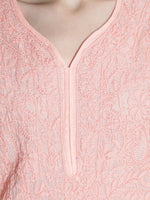 Load image into Gallery viewer, Seva Chikan Hand Embroidered Cotton Lucknowi Chikankari Kurta