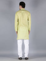 Load image into Gallery viewer, Seva Chikan Hand Embroidered  Cotton Lucknowi Chikan Mens Stitched Kurta
