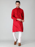 Load image into Gallery viewer, Seva Chikan Hand Embroidered Cotton Lucknowi Chikan Mens Stitched Kurta