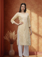 Load image into Gallery viewer, Seva Chikan Hand Embroidered Cotton Lucknowi Chikankari Kurta