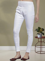 Load image into Gallery viewer, Seva Chikan Hand Embroidered White Cotton Lucknawi Chikankari Palazzo-SCL11026
