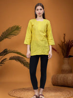 Load image into Gallery viewer, Seva Chikan Hand Embroidered Cotton Lucknowi Chikan Top
