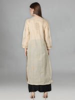 Load image into Gallery viewer, Seva Chikan Hand Embroidered Cotton Lucknowi Chikan Kurta