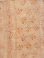 Load image into Gallery viewer, Seva Chikan Hand Embroidered Fawn Cotton Lucknowi Chikankari Unstitched Suit Piece-SCL0050