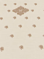 Load image into Gallery viewer, Seva Chikan Hand Embroidere Cream Terivoil Cotton Lucknowi Chikankari Unstitched Suit Piece-SEV15021