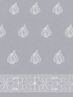 Load image into Gallery viewer, Seva Chikan Hand Embroidered Grey Cotton Lucknowi Chikankari Unstitched Suit Piece-SEV15039