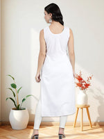 Load image into Gallery viewer, Seva Chikan Long Slips Combo of White (Pack of 2)