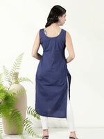 Load image into Gallery viewer, Seva Chikan Long Slips Combo Of Black (Pack of 2)