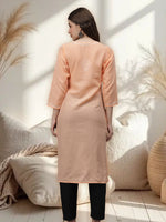 Load image into Gallery viewer, Seva Chikan Hand Embroidered Cotton Lucknowi Chikankari Kurta