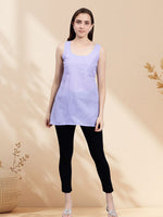 Load image into Gallery viewer, Seva Chikan Short Slips Combo of White (Pack of 2)