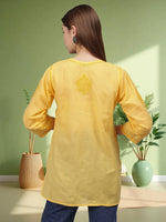 Load image into Gallery viewer, Seva Chikan Hand Embroidered Cotton Lucknowi Chikan Top
