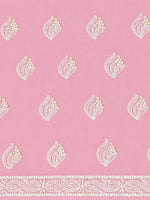 Load image into Gallery viewer, Seva Chikan Hand Embroidered Pink Cotton Lucknowi Chikankari Unstitched Suit Piece-SEV15030