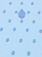 Load image into Gallery viewer, Seva Chikan Hand Embroidere Blue Terivoil Cotton Lucknowi Chikankari Unstitched Suit Piece-SEV15027