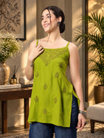 Load image into Gallery viewer, Seva Chikan Hand Embroidered Rayon Lucknowi Chikan Top