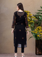 Load image into Gallery viewer, Seva Chikan Hand Embroidered Cotton Lucknowi Chikankari Kurta