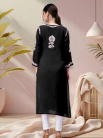 Load image into Gallery viewer, Seva Chikan Hand Embroidered Modal Cotton Lucknowi Chikankari Kurta