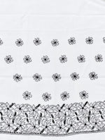 Load image into Gallery viewer, Seva Chikan Hand Embroidered White Terivoil Cotton Lucknowi Chikankari Unstitched Suit Piece-SEV15005