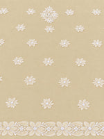 Load image into Gallery viewer, Seva Chikan Hand Embroidered Beige Cotton Lucknowi Chikankari Unstitched Suit Piece-SEV15055
