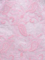 Load image into Gallery viewer, Seva Chikan Hand Embroidered Pink Cotton Lucknowi Chikan Top-SCL0350
