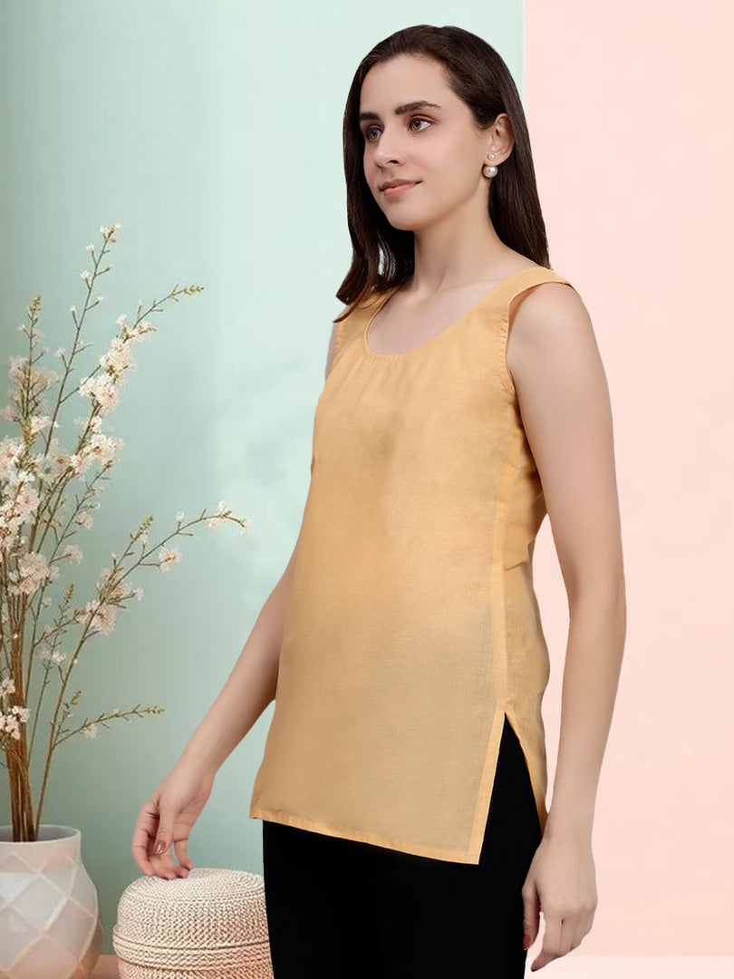 Seva Chikan Short Slips Combo of White (Pack of 2)