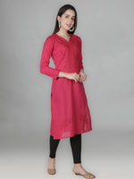 Load image into Gallery viewer, Seva Chikan Hand Embroidered Cotton Lucknowi Chikan Kurti

