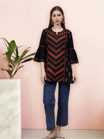 Load image into Gallery viewer, Seva Chikan Hand Embroidered Cotton Lucknowi Chikan Top
