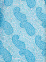 Load image into Gallery viewer, Seva Chikan Hand Embroidered Sky Blue Cotton Lucknowi Chikan Kurti SCL1204

