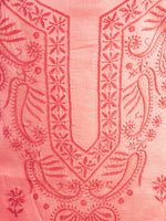 Load image into Gallery viewer, Seva Chikan Hand Embroidered Cotton Lucknowi Chikankari Unstitched Suit Piece