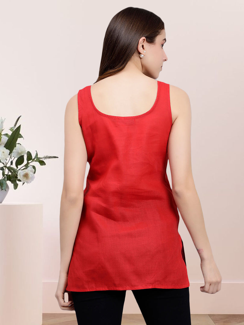 Seva Chikan Short Slips Combo of White (Pack of 2)