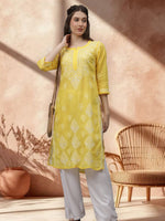 Load image into Gallery viewer, Seva Chikan Hand Embroidered Cotton Lucknowi Chikankari Kurta