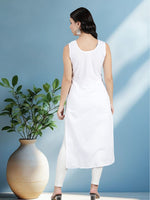 Load image into Gallery viewer, Seva Chikan Long Slips Combo of White (Pack of 2)