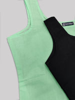 Load image into Gallery viewer, Seva Chikan Long Slips Combo Of Black (Pack of 2)