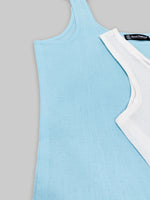 Load image into Gallery viewer, Seva Chikan Short Slips Combo of White (Pack of 2)