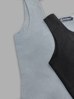 Load image into Gallery viewer, Seva Chikan Long Slips Combo Of Black (Pack of 2)