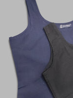 Load image into Gallery viewer, Seva Chikan Long Slips Combo Of Black (Pack of 2)