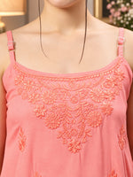 Load image into Gallery viewer, Seva Chikan Hand Embroidered Rayon Lucknowi Chikan Top