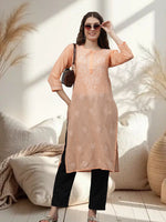 Load image into Gallery viewer, Seva Chikan Hand Embroidered Cotton Lucknowi Chikankari Kurta