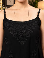 Load image into Gallery viewer, Seva Chikan Hand Embroidered Rayon Lucknowi Chikan Top