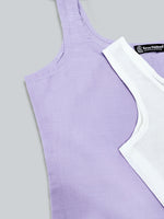 Load image into Gallery viewer, Seva Chikan Short Slips Combo of White (Pack of 2)