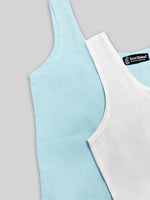 Load image into Gallery viewer, Seva Chikan Long Slips Combo of White (Pack of 2)