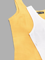 Load image into Gallery viewer, Seva Chikan Long Slips Combo of White (Pack of 2)