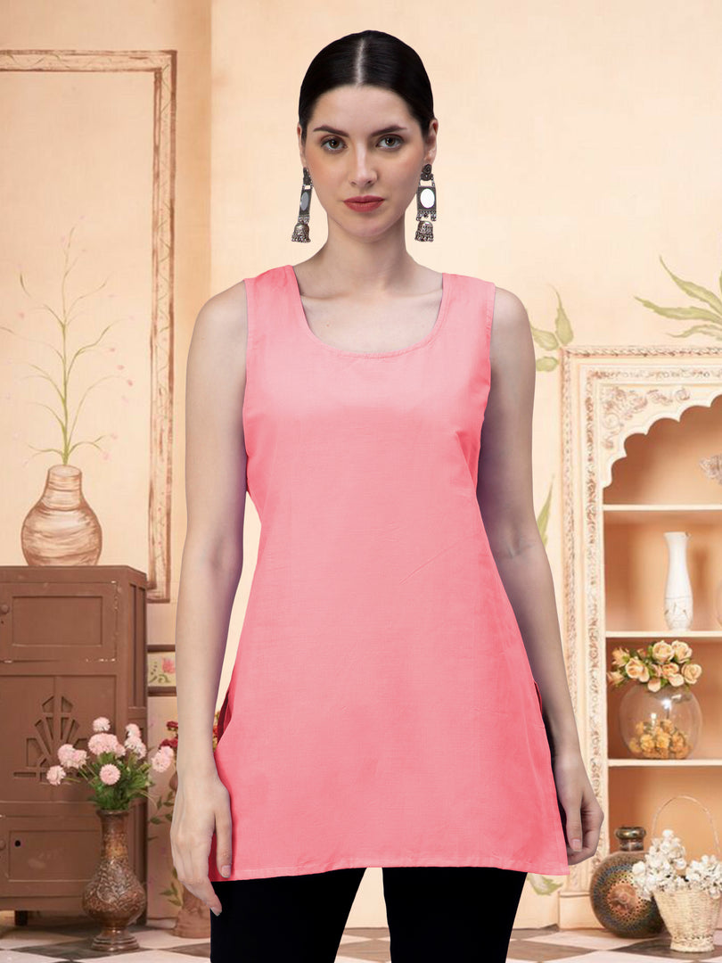 Seva Chikan Hand Embroidered Georgette Lucknowi Chikankari Top With Slip