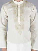 Load image into Gallery viewer, Seva Chikan Hand Embroidered  Lucknowi Chikan Mens Kurta
